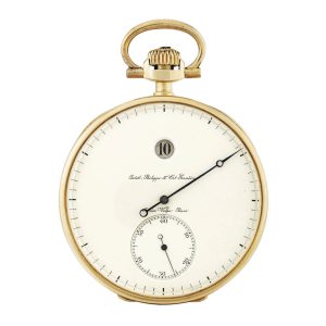 Very rare Swiss 18K gold jumping hour lever watch Circa 1891