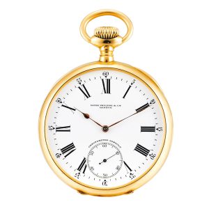 Swiss 18K rose gold Chronometro Gondolo watch Circa 1905