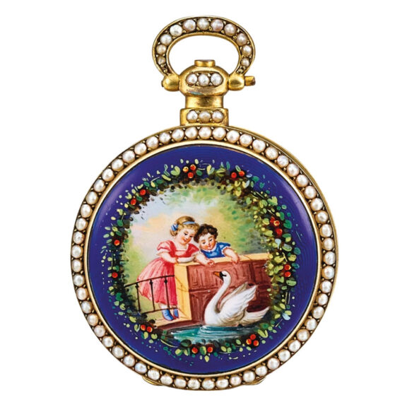 Swiss cylinder watch made for the Chinese market Circa 1840