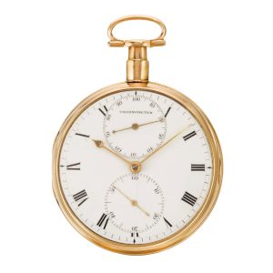 English gold open faced pocket chronometer Circa 1802-1803
