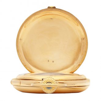 Swiss 18 carat rose gold minute repeating lever watch Circa 1920