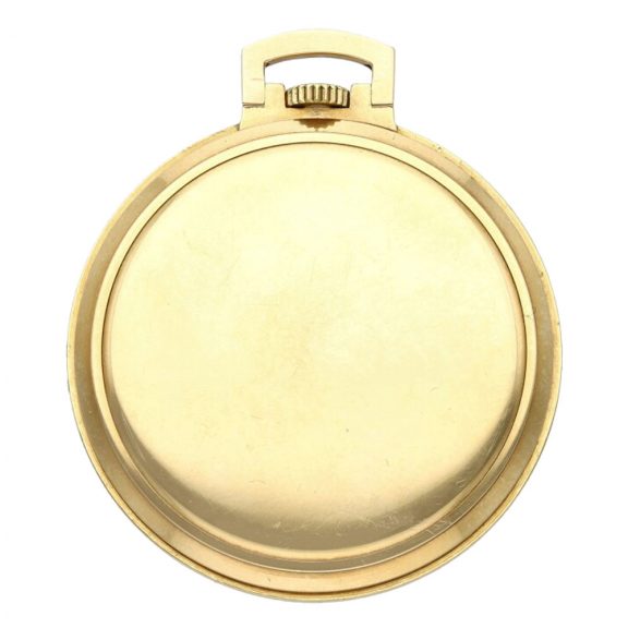 Swiss gold lever watch with two tone sector dial Circa 1930 Swiss gold lever watch with two tone sector dial Circa 1930