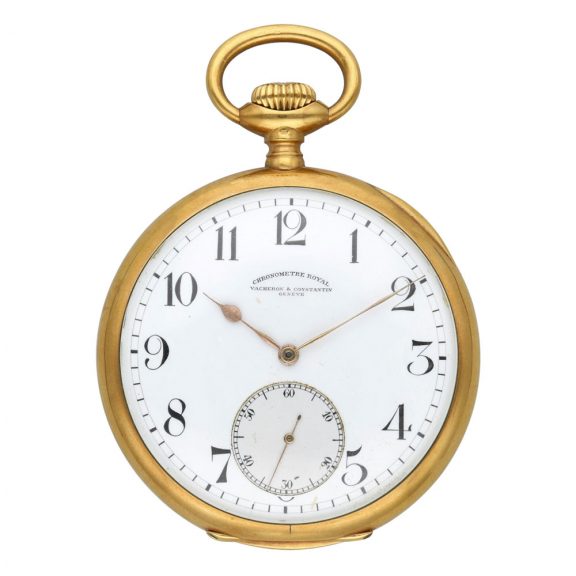 Fine and large Swiss 18K gold anker chronometer Circa 1915 Fine and large Swiss 18K gold anker chronometer Circa 1915