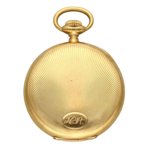 Fine and large Swiss 18K gold anker chronometer Circa 1915