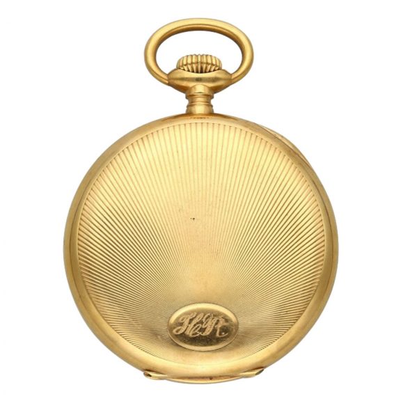 Fine and large Swiss 18K gold anker chronometer Circa 1915 Fine and large Swiss 18K gold anker chronometer Circa 1915