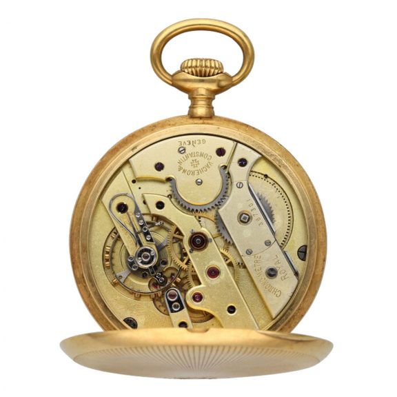 Fine and large Swiss 18K gold anker chronometer Circa 1915 Fine and large Swiss 18K gold anker chronometer Circa 1915