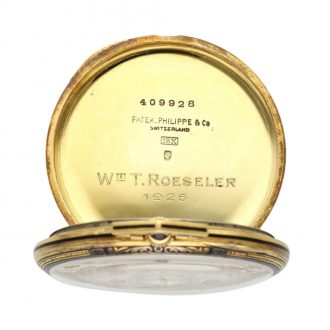Swiss 18 carat gold and enamel keyless lever watch Circa 1920 Swiss 18 carat gold and enamel keyless lever watch Circa 1920