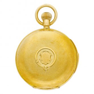 Swiss minute repeating lever with Jacquemarts Circa 1890