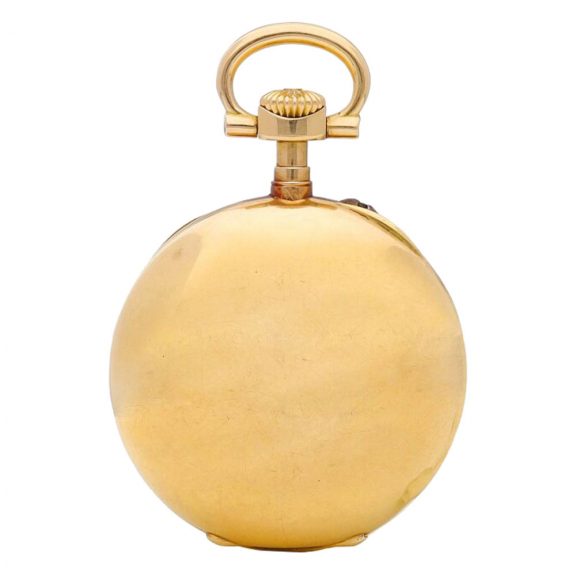 Swiss rose gold keyless lever ladies' pocket watch Circa 1890 Swiss rose gold keyless lever ladies' pocket watch Circa 1890