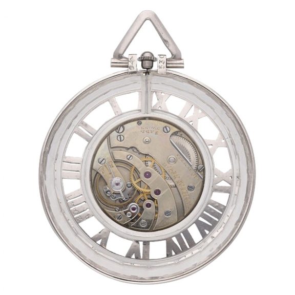 Swiss/French rock crystal open faced keyless watch Circa 1925 Swiss/French rock crystal open faced keyless watch Circa 1925