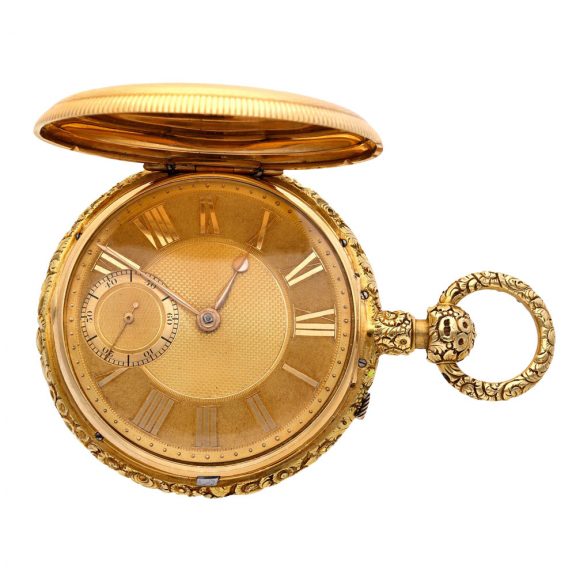Oversized English gold repeating chronometer Circa 1824