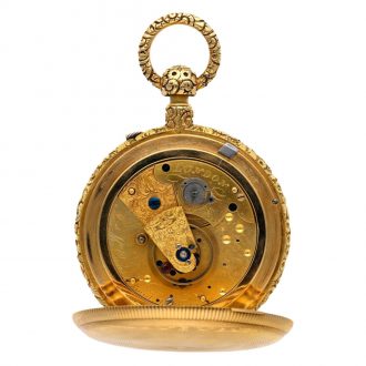 Oversized English gold repeating chronometer Circa 1824