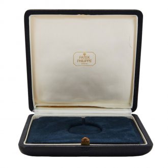 Swiss 18K white gold and diamond set watch with chain Circa 1976