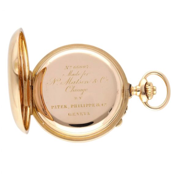 Swiss 18K rose gold split seconds chronograph Circa 1885 Swiss 18K rose gold split seconds chronograph Circa 1885