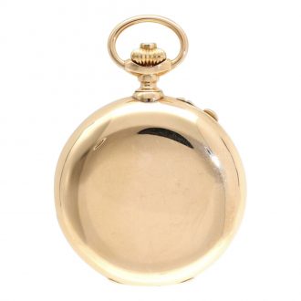 Swiss 18K rose gold split seconds chronograph Circa 1885