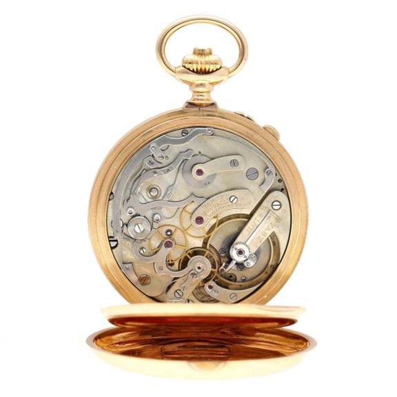 Swiss 18K rose gold split seconds chronograph Circa 1885 Swiss 18K rose gold split seconds chronograph Circa 1885
