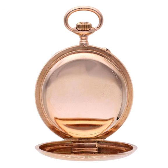 Fine German rose gold open faced lever watch Circa 1915 Fine German rose gold open faced lever watch Circa 1915