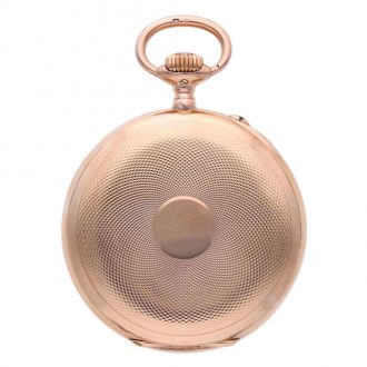 Fine German rose gold open faced lever watch Circa 1915