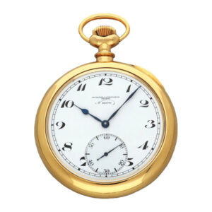 Swiss gold hunting cased one minute tourbillon watch Circa 1980