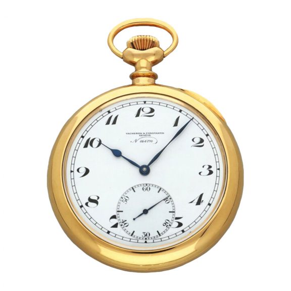 Swiss gold hunting cased one minute tourbillon watch Circa 1980