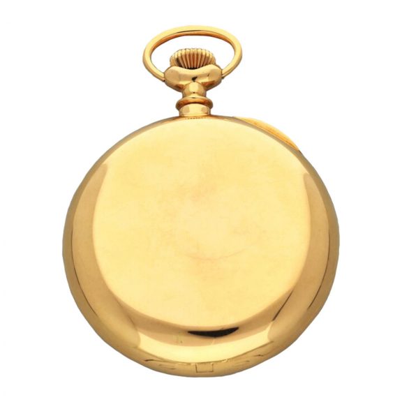 Swiss gold hunting cased one minute tourbillon watch Circa 1980 Swiss gold hunting cased one minute tourbillon watch Circa 1980