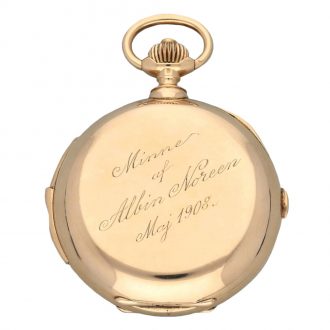 Swiss 14 carat rose gold complicated chronograph Circa 1908 Swiss 14 carat rose gold complicated chronograph Circa 1908