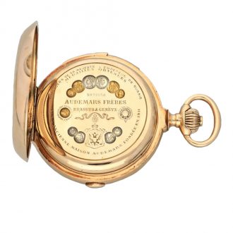 Swiss 14 carat rose gold complicated chronograph Circa 1908 Swiss 14 carat rose gold complicated chronograph Circa 1908