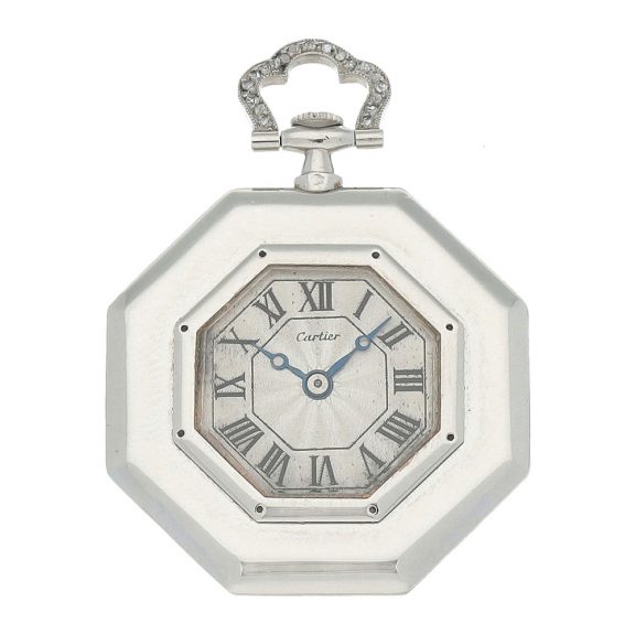 Fine French platinum and diamond set lever ladies' watch Circa 1920 Fine French platinum and diamond set lever ladies' watch Circa 1920