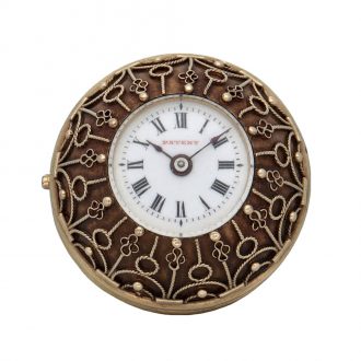 Swiss gold, enamel and diamond set ball form watch Circa 1867