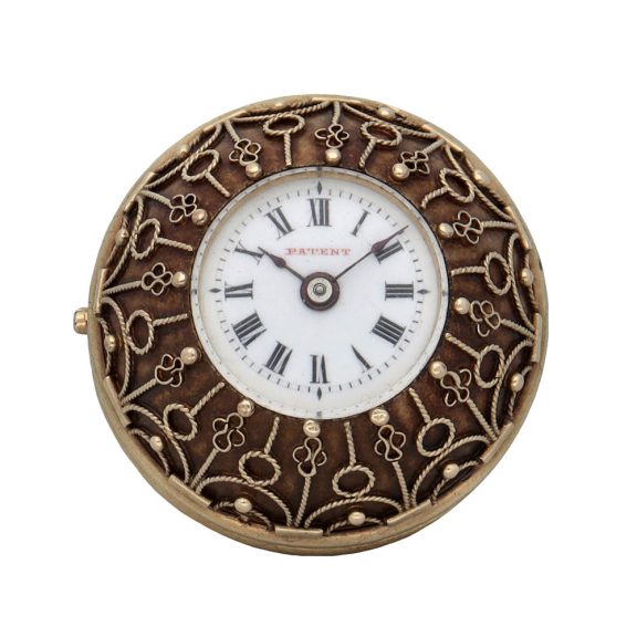Swiss gold, enamel and diamond set ball form watch Circa 1867