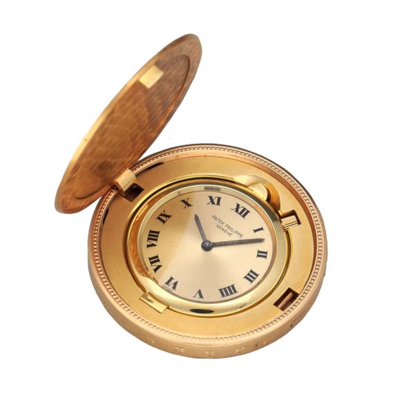 Swiss 18 carat gold U.S. twenty dollar coin watch Circa 1974