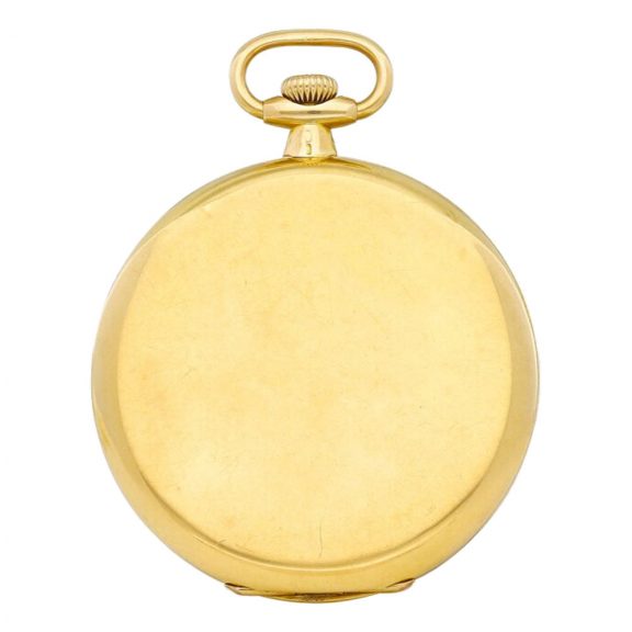 Swiss 18K gold hunting cased keyless lever watch Circa 1910 Swiss 18K gold hunting cased keyless lever watch Circa 1910