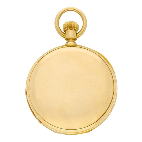 Swiss 18 carat rose gold keyless lever pocket watch Circa 1900 Swiss 18 carat rose gold keyless lever pocket watch Circa 1900