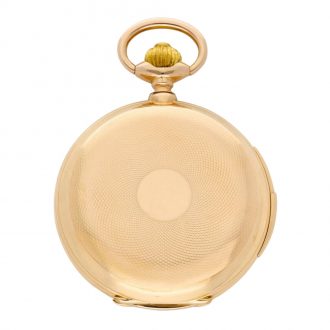 Swiss rose gold repeating keyless pocket watch Circa 1910 Swiss rose gold repeating keyless pocket watch Circa 1910