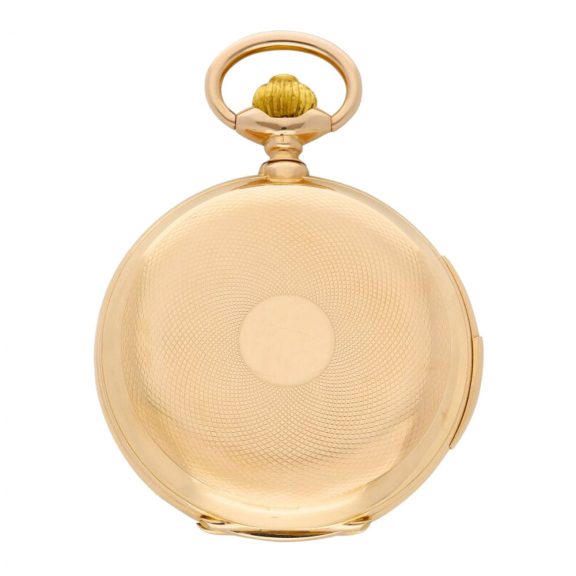 Swiss rose gold repeating keyless pocket watch Circa 1910 Swiss rose gold repeating keyless pocket watch Circa 1910
