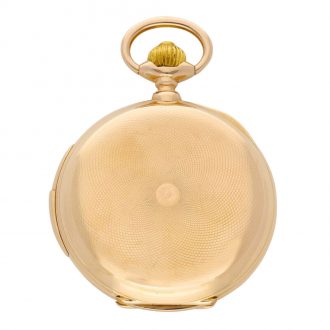 Swiss rose gold repeating keyless pocket watch Circa 1910 Swiss rose gold repeating keyless pocket watch Circa 1910