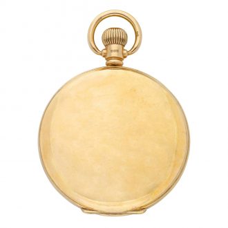 Swiss rose gold hunting cased keyless lever watch Circa 1920