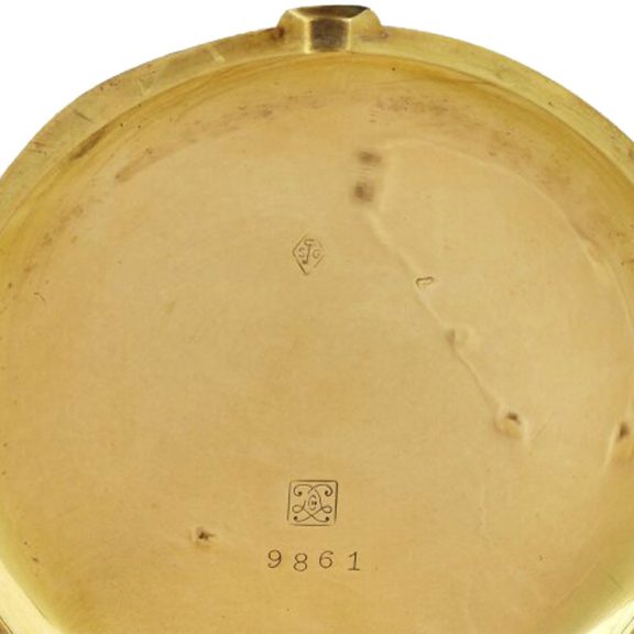 French 18 carat gold five minute repeating lever watch Circa 1900 French 18 carat gold five minute repeating lever watch Circa 1900