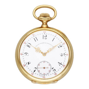 High quality Swiss 18K gold open faced lever watch Circa 1929