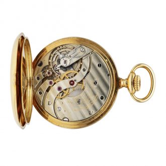 High quality Swiss 18K gold open faced lever watch Circa 1929