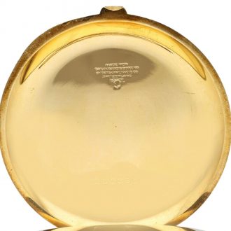 High quality Swiss 18K gold open faced lever watch Circa 1929