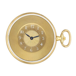 Ultra thin French gold half hunting cased watch Circa 1920