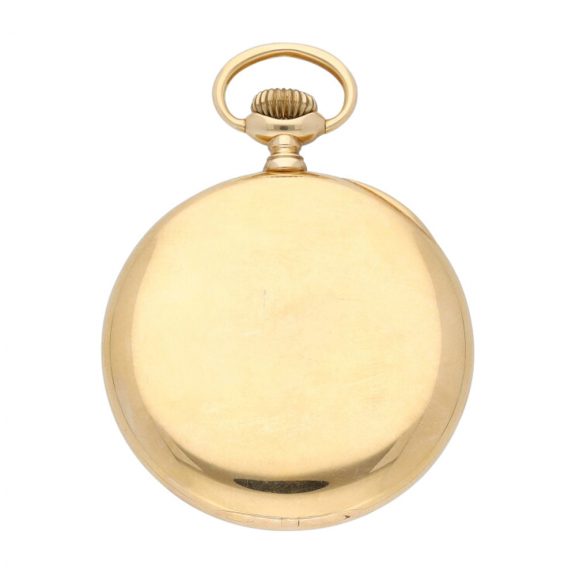 Swiss 18 carat gold open faced keyless lever watch Circa 1930 Swiss 18 carat gold open faced keyless lever watch Circa 1930