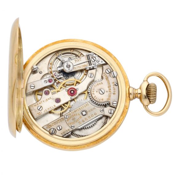 Swiss 18 carat gold open faced keyless lever watch Circa 1930 Swiss 18 carat gold open faced keyless lever watch Circa 1930