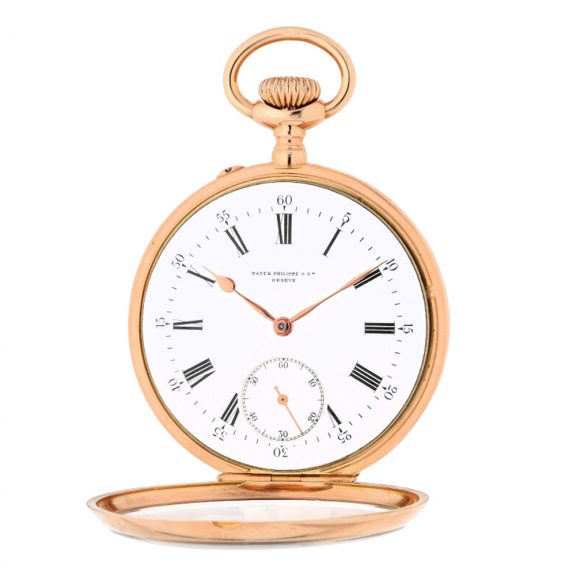 Swiss 18K rose gold open faced keyless lever watch Circa 1900 Swiss 18K rose gold open faced keyless lever watch Circa 1900