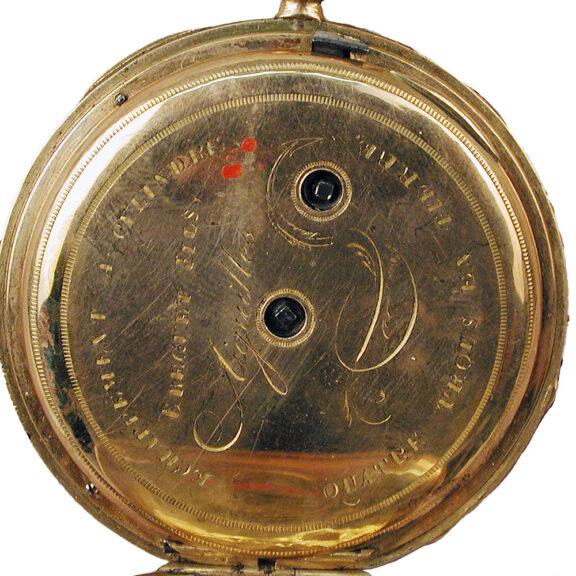 French gold enamel watch with matching chain and key Circa 1835 French gold enamel watch with matching chain and key Circa 1835