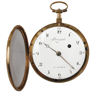 Fine French gold and enamel verge pocket watch Circa 1800