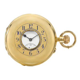 An English gold half-hunting cased lever watch Circa 1904
