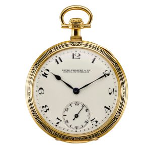 Swiss 18 carat yellow gold lever pocket watch Circa 1920