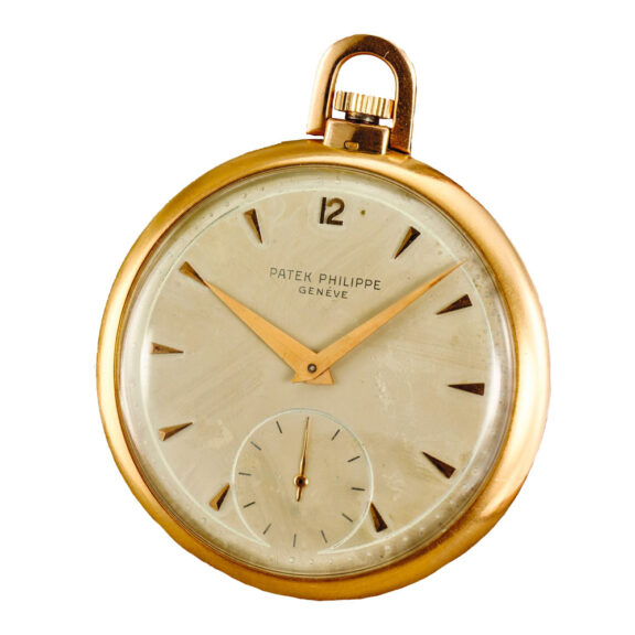 Swiss 18 carat pink gold lever pocket watch Circa 1941